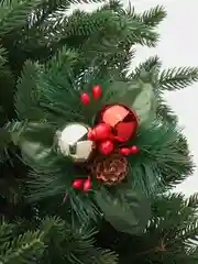 Зеленый украшение ёлочное "Зимнее чудо", шарики, ягодки, набор 2 шт, 12 х 11 см