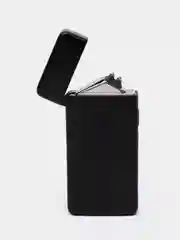Хром электронная импульсная зажигалка USB Plazma, Металлическая, с сенсорным управлением LED