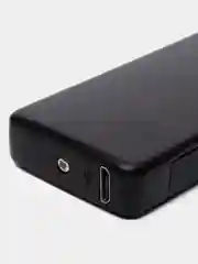 Хром электронная импульсная зажигалка USB Plazma, Металлическая, с сенсорным управлением LED