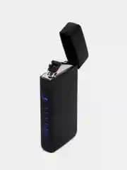 Угольный электронная импульсная зажигалка USB Plazma, Металлическая, с сенсорным управлением LED