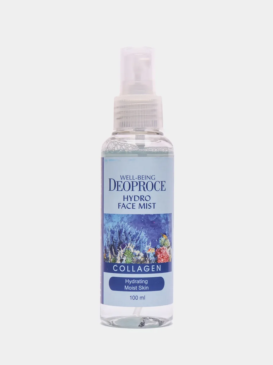 Мист-спрей для лица с коллагеном Well-Being Deoproce Collagen, увлажняющий, 100 мл
