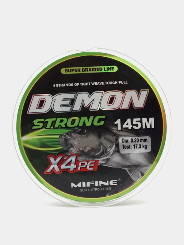 Плетёный шнур DEMON X4PE 145 м