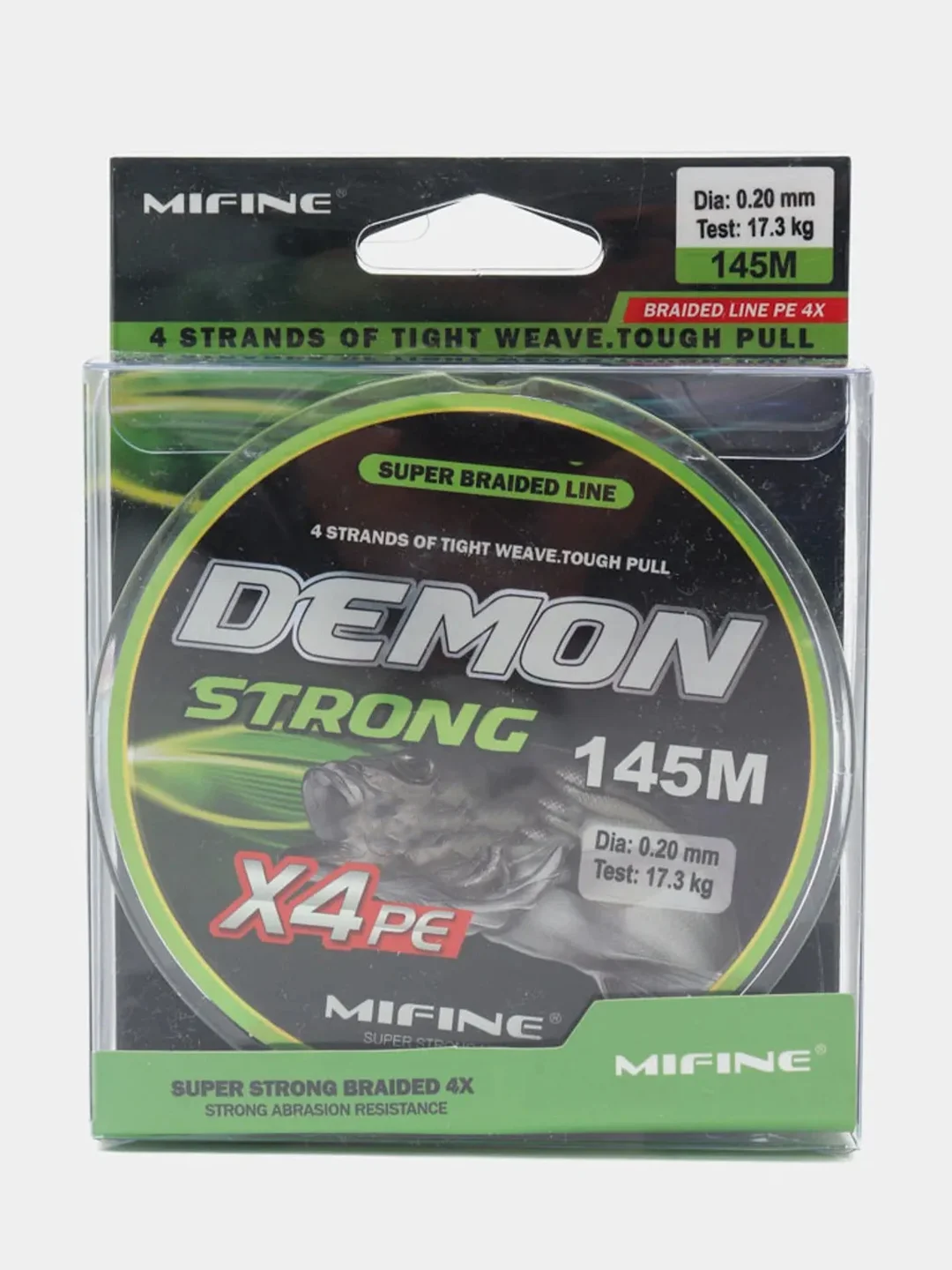 Плетёный шнур DEMON X4PE 145 м