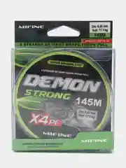 Плетёный шнур DEMON X4PE 145 м