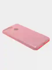 Розовый чехол блестящий Honor 7C, 7A Pro, Huawei Y6 2018, Y6 Prime 2018 накладка с блёстками Хонор