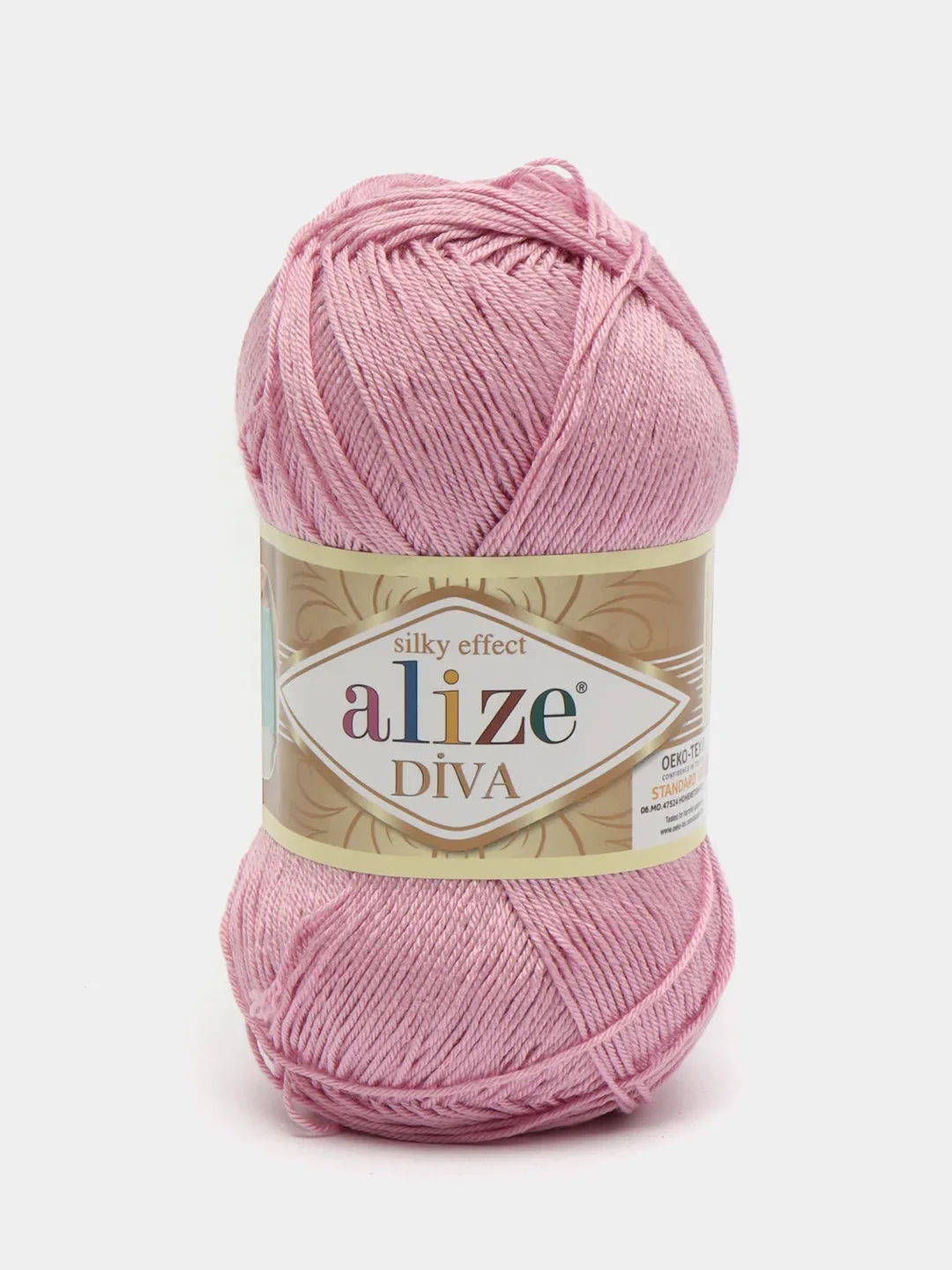 Тёмно-розовый пряжа Alize Diva 100% Микрофибра 100г 350м