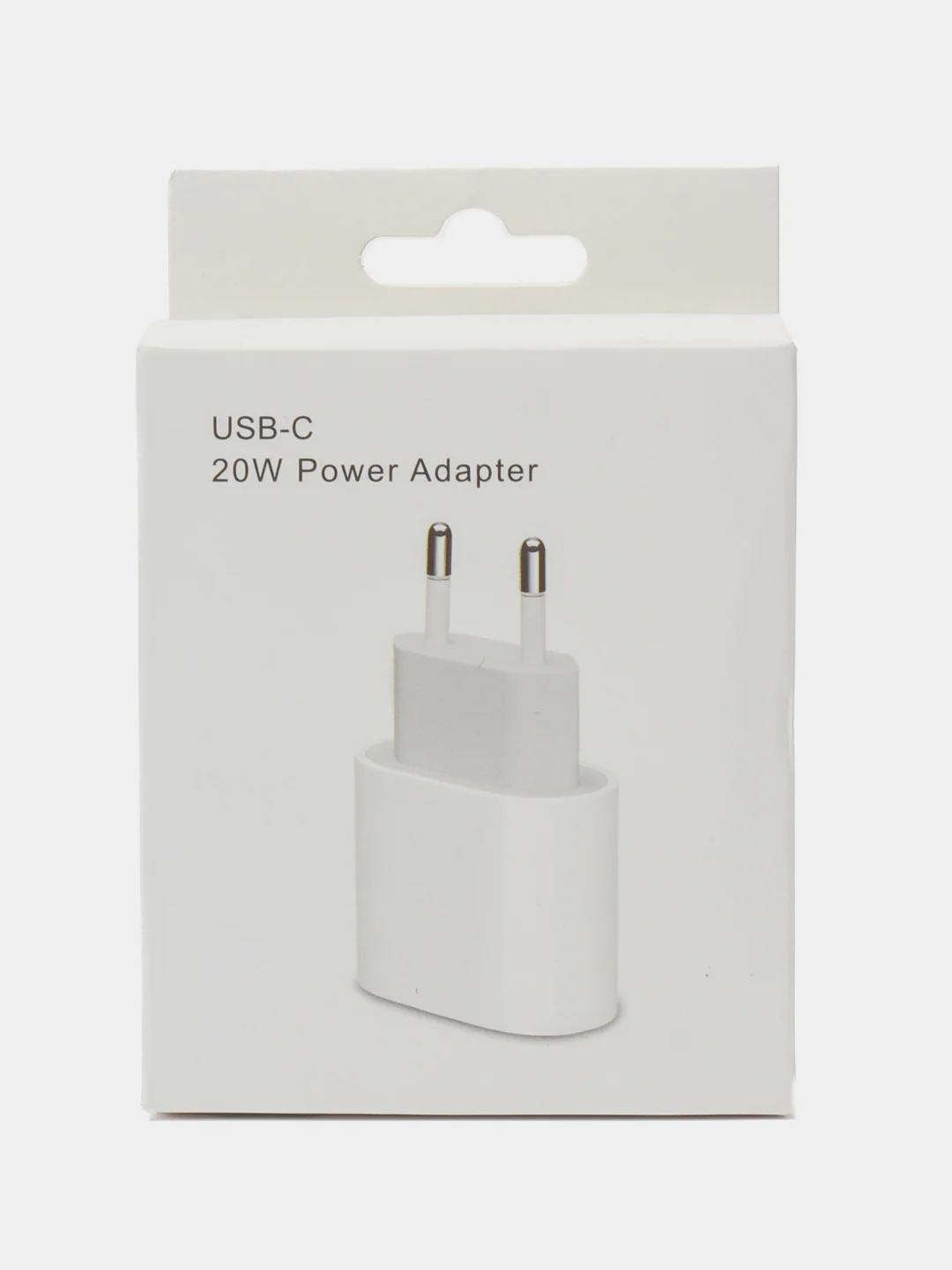 Белый адаптер питания для iPhone, iPad, AirPods, Android, блок с быстрой зарядкой, 20W, Type-C