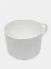 Белый кружка детская, пластиковая, с ручкой, 0,35 л