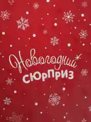 Алый бумага новогодняя упаковочная, двусторонняя, 50 х 70 см "Новый Год. Ёлка. Дракон 2024"