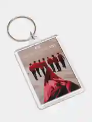 Небесно-голубой брелки K-pop акриловые, прямоугольные, двусторонние