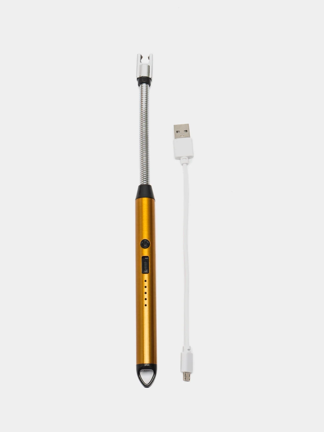 Золотой зажигалка элетронная usb импульсная для плиты