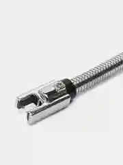 Серебряный зажигалка элетронная usb импульсная для плиты