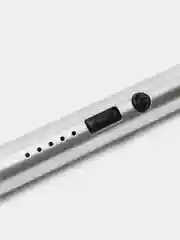Серебряный зажигалка элетронная usb импульсная для плиты