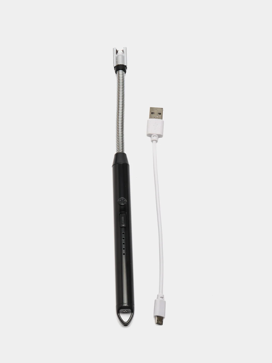Черный зажигалка элетронная usb импульсная для плиты