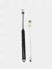 Черный зажигалка элетронная usb импульсная для плиты