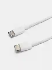 Белый кабель Type-C to тайпси, быстрая зарядка для iPhone, Android, MacBook, 20W, 60W, 100W
