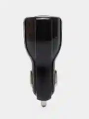 Черный автомобильное зарядное устроство  2 USB 3.0-3.1A зарядка от прикуривателя в авто