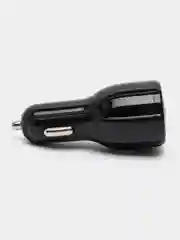 Черный автомобильное зарядное устроство  2 USB 3.0-3.1A зарядка от прикуривателя в авто