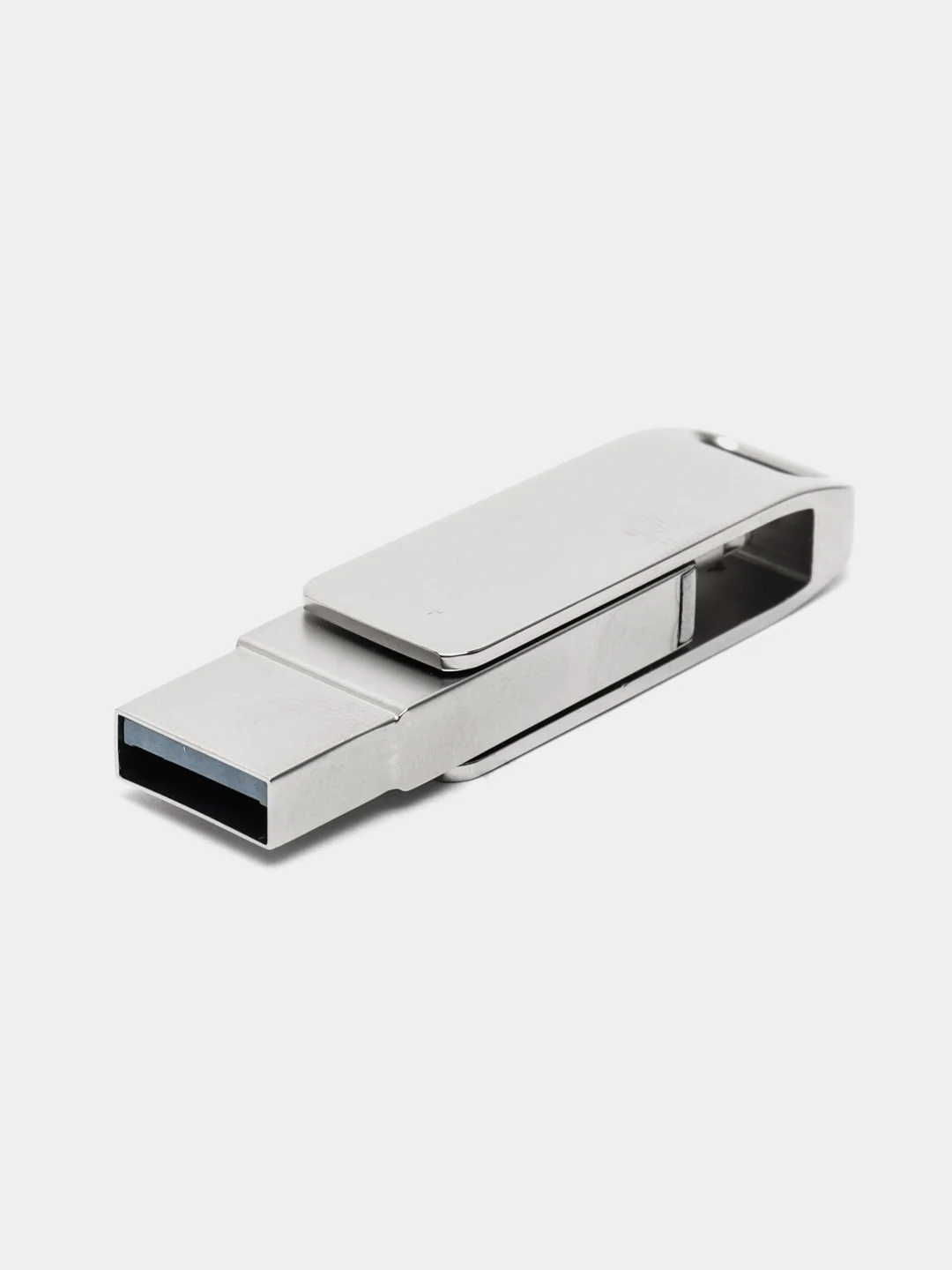 Серебряный флешка для iPhone, USB - Lightning, накопитель 64GB, 128GB, 256GB, 512GB, 1TB