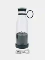 Зеленый портативный USB блендер для смузи, бутылка-блендер для коктейлей