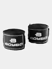 Красный бинт боксерский BoyBo, 2 штук, хлопок-эластан, 2,5 м, 3,5 м