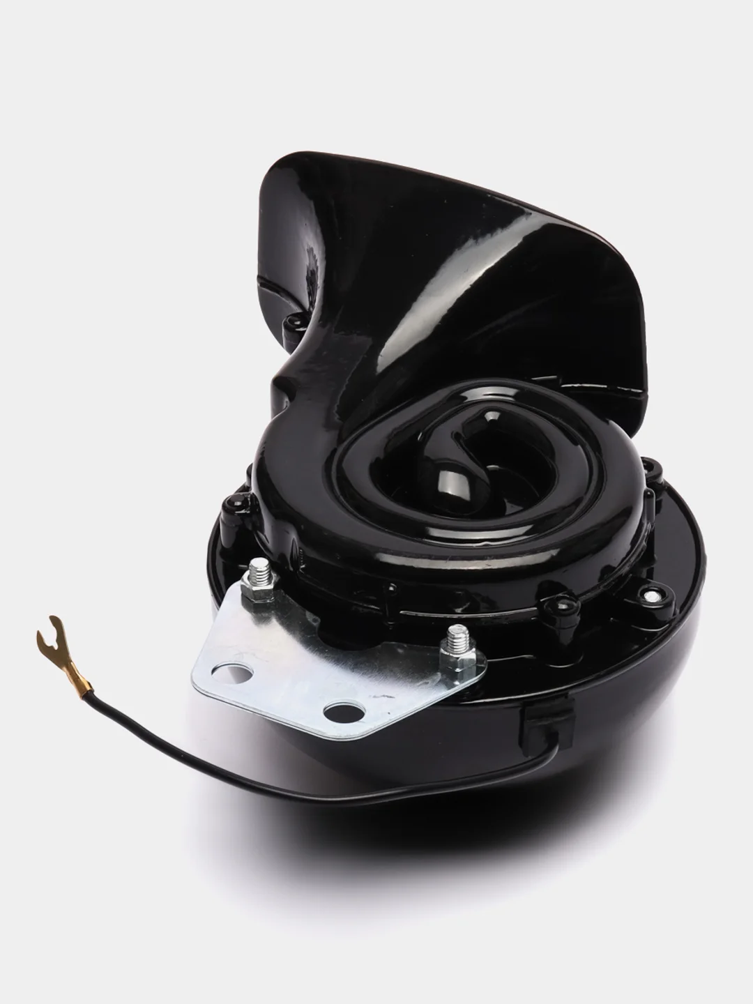 Оранжевый звуковой сигнал Turbine Type Horn, клаксон-гудок для автомобиля "Улитка"