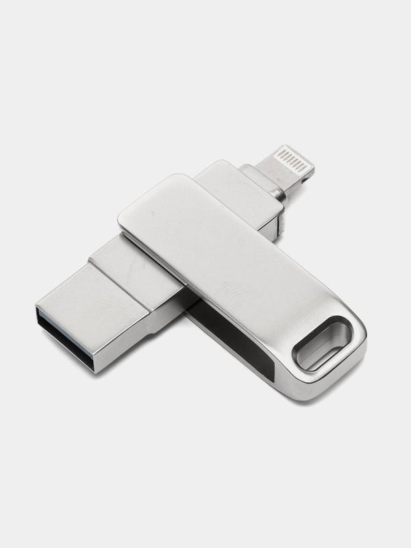 Флешка для iPhone, USB - Lightning, накопитель 64GB, 128GB, 256GB, 512GB, 1TB