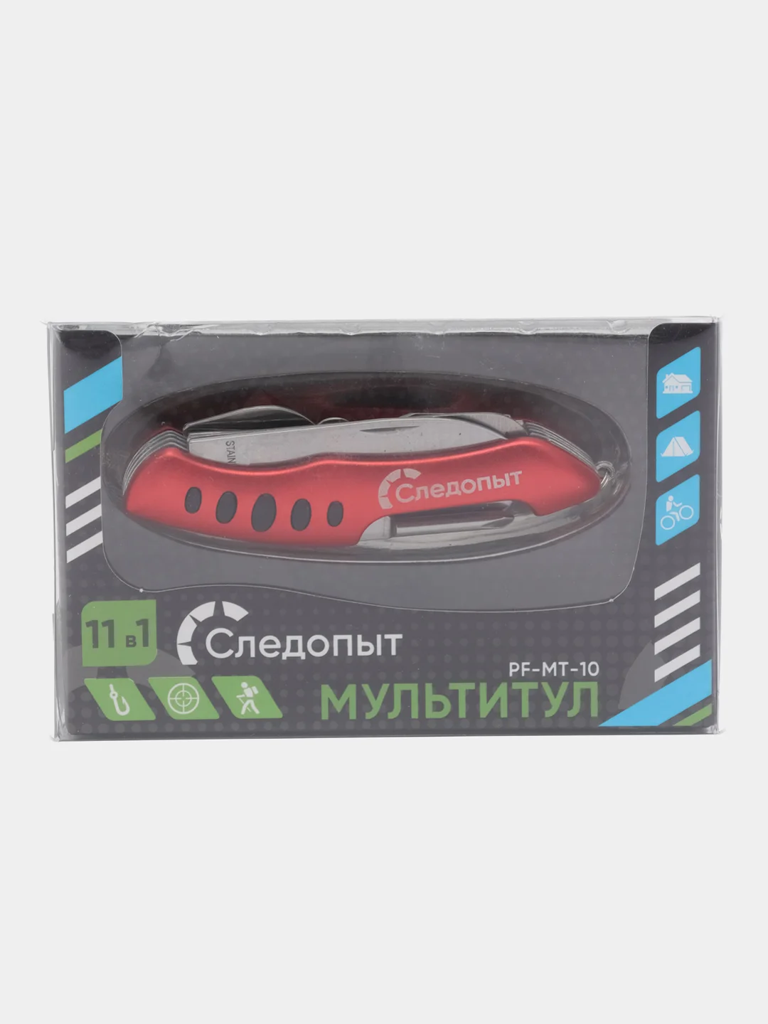 Мультитул туристический, походный, 11 предметов, PF-MT-10