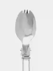 Ложка-вилка складная, походная, нержавеющая сталь 2Cr13. PF-CWS-P33