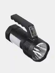 Фонарь прожектор, 1 LED+12 LED, 1Вт+3Вт, аккумулятор 800мАч, 14х10см, 2 режима, пластик