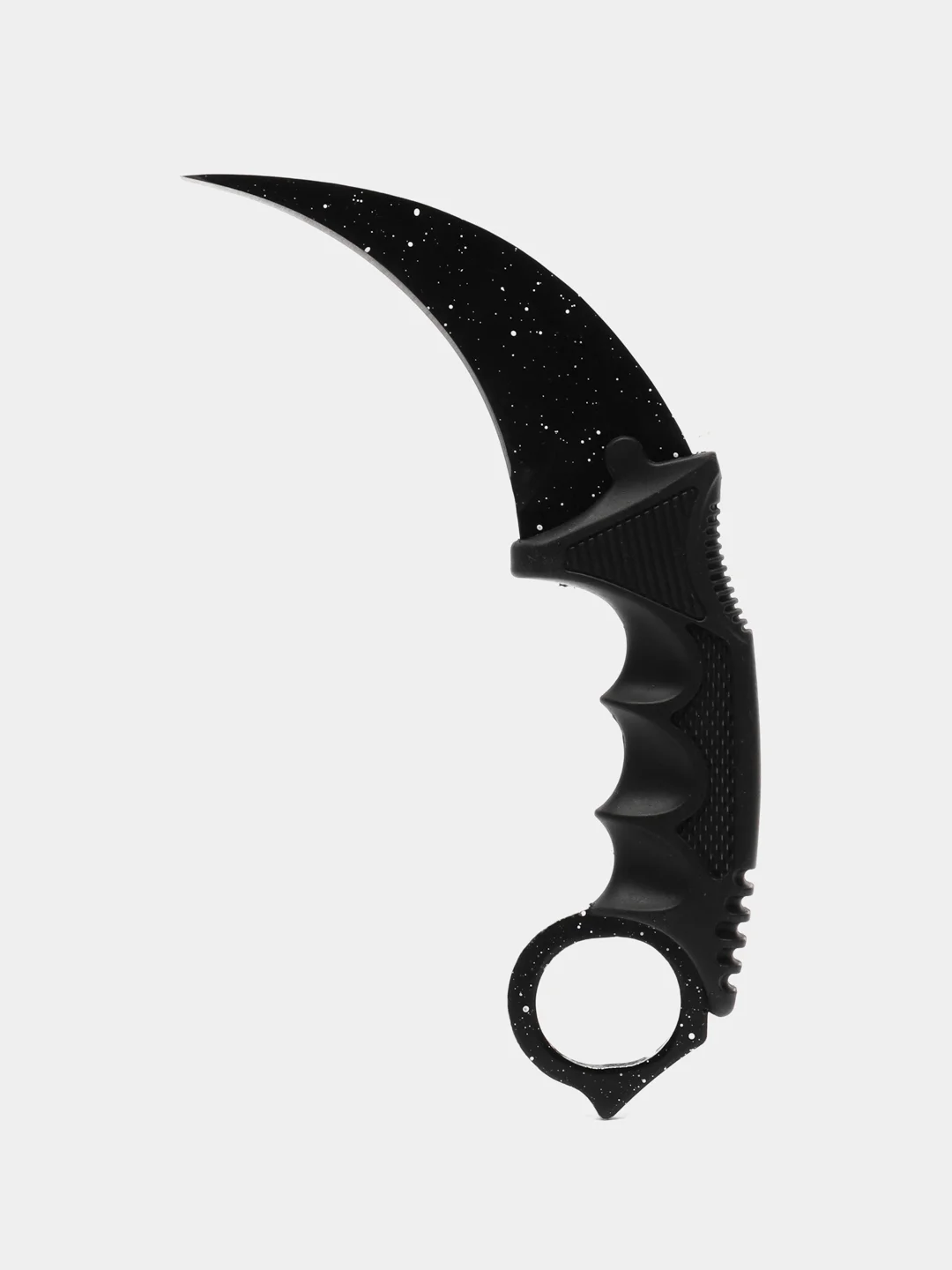 Угольный нож керамбит CS GO с подпальцевыми выемками и ножнами, разные цвета