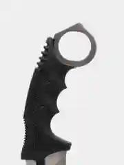 Серебряный нож керамбит CS GO с подпальцевыми выемками и ножнами, разные цвета