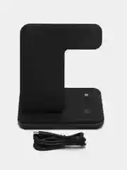 Белый док-станция 3 в 1 для iPhone, iWatch, AirPods, беспроводная быстрая зарядка, 2 цвета