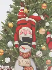 Зеленый новогодние наклейки на окна / новогодний декор