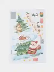 Зеленый новогодние наклейки на окна