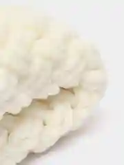 Молочный плед детский плюшевый ручной вязки из пряжи Alize Puffy для новорожденных Одеяло Покрывало