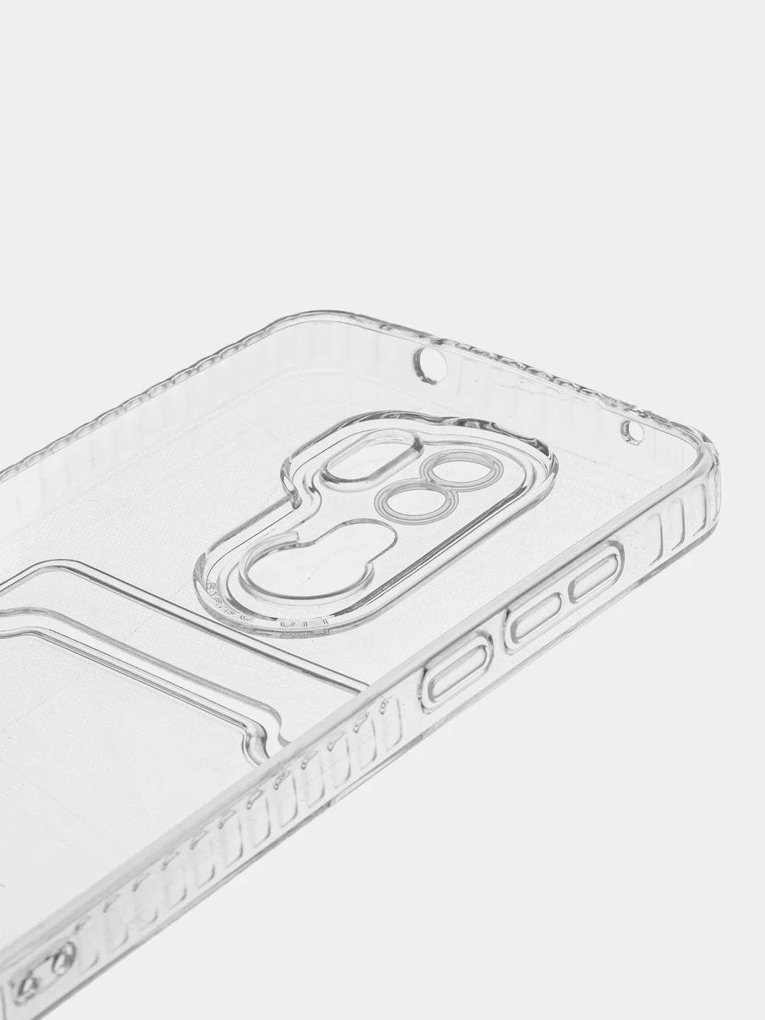 Марсала чехол для Xiaomi Redmi Note 8 Pro, Сяоми Редми Нот 8 Про, прозрачный, с карманом для карты
