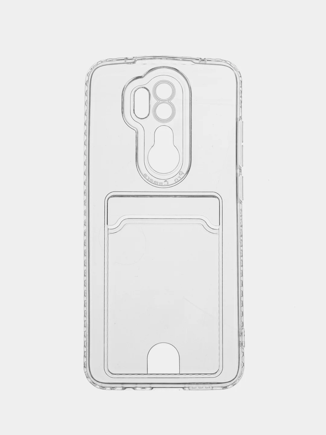 Марсала чехол для Xiaomi Redmi Note 8 Pro, Сяоми Редми Нот 8 Про, прозрачный, с карманом для карты