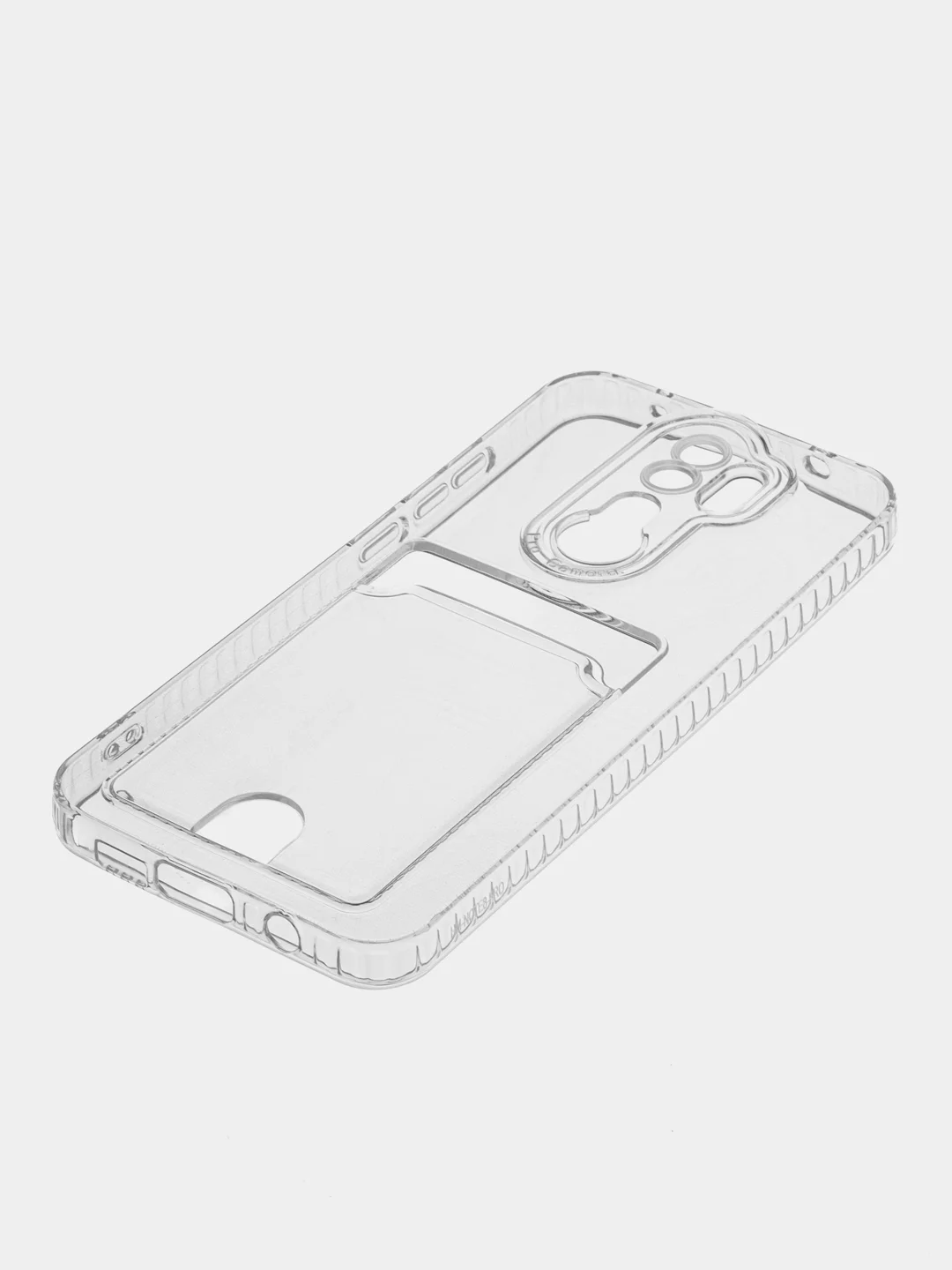 Марсала чехол для Xiaomi Redmi Note 8 Pro, Сяоми Редми Нот 8 Про, прозрачный, с карманом для карты