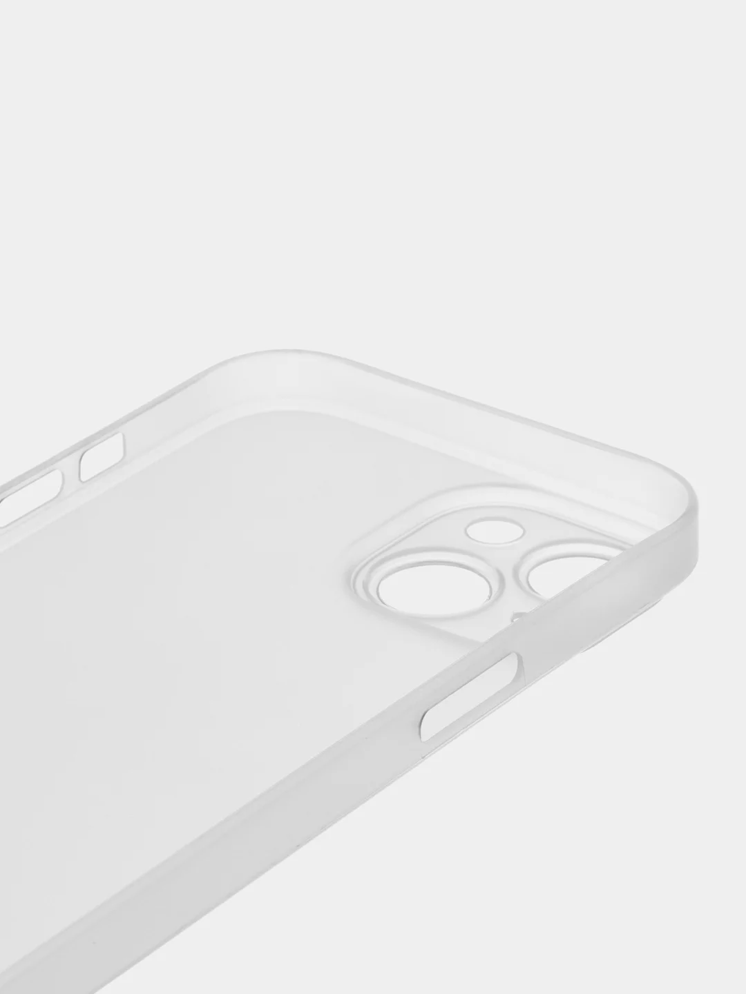 Белый ультратонкий чехол для iPhone 15, хрупкий, тонкий