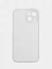 Белый ультратонкий чехол для iPhone 15, хрупкий, тонкий