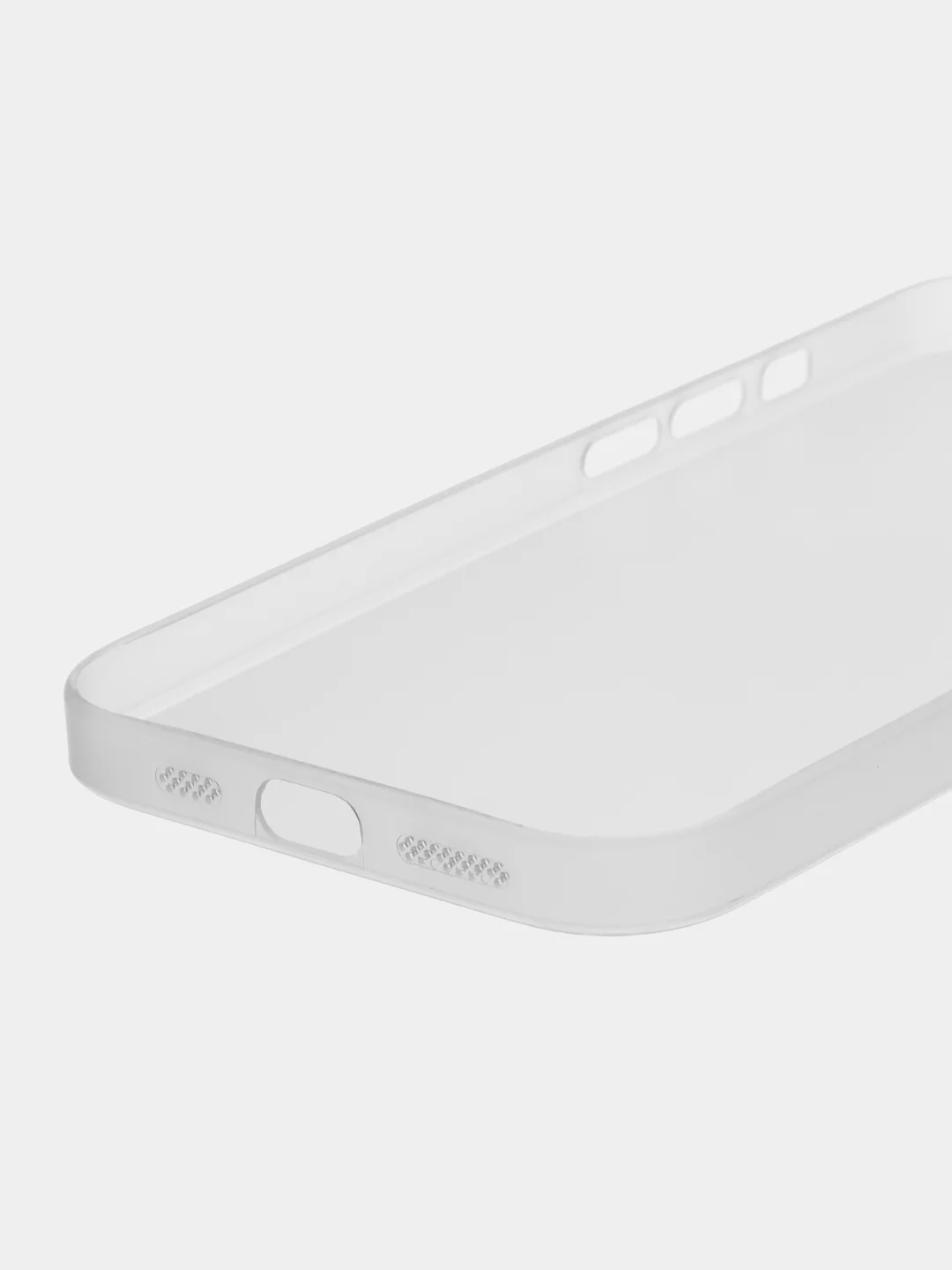 Белый ультратонкий чехол для iPhone 15, хрупкий, тонкий