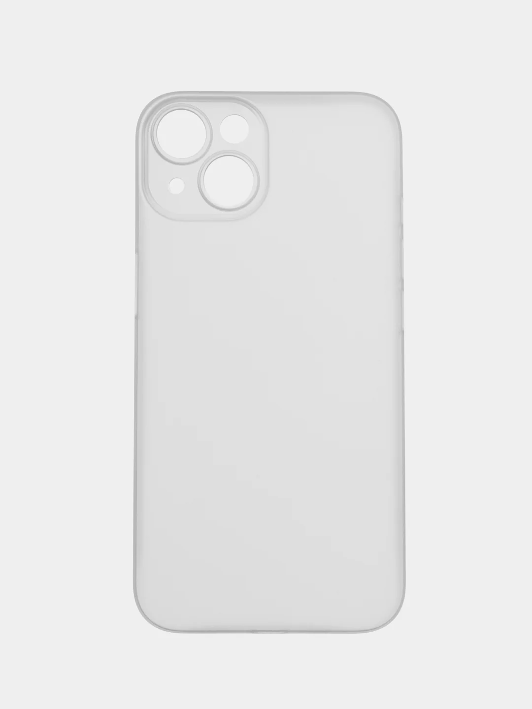 Белый ультратонкий чехол для iPhone 14, хрупкий, тонкий