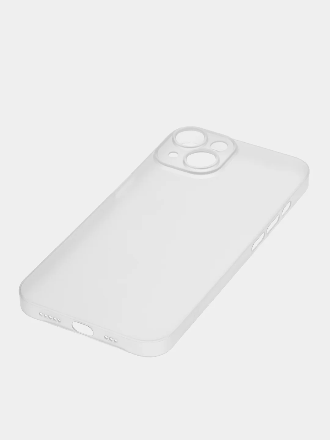 Белый ультратонкий чехол для iPhone 14, хрупкий, тонкий