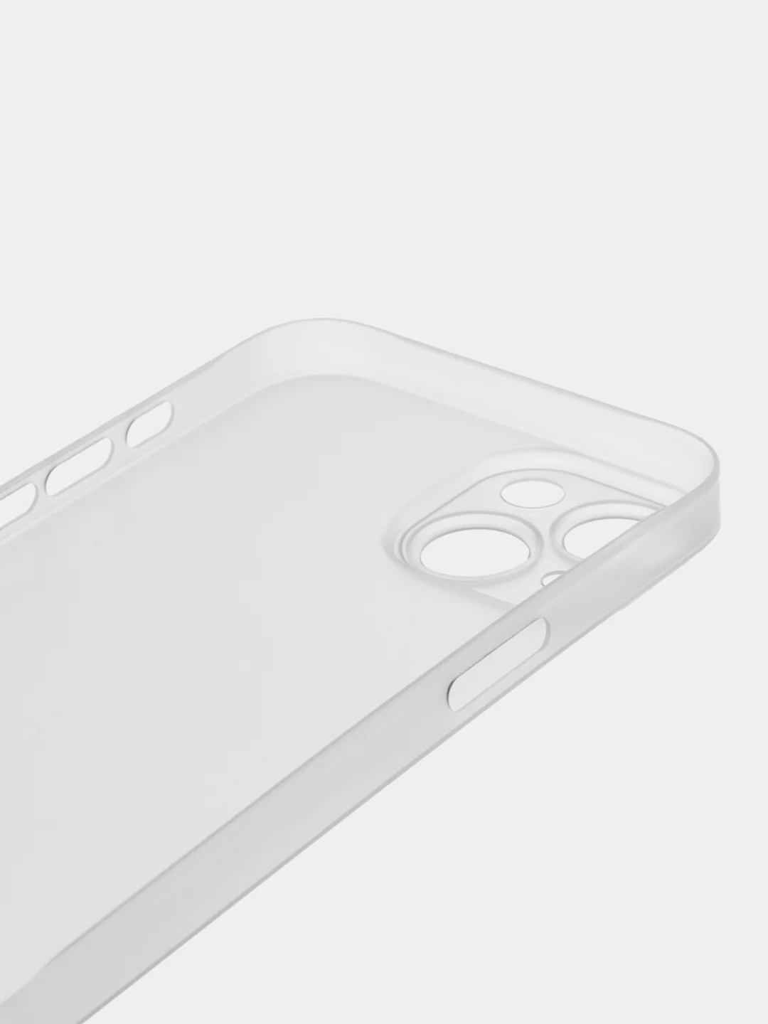 Белый ультратонкий чехол для iPhone 14, хрупкий, тонкий