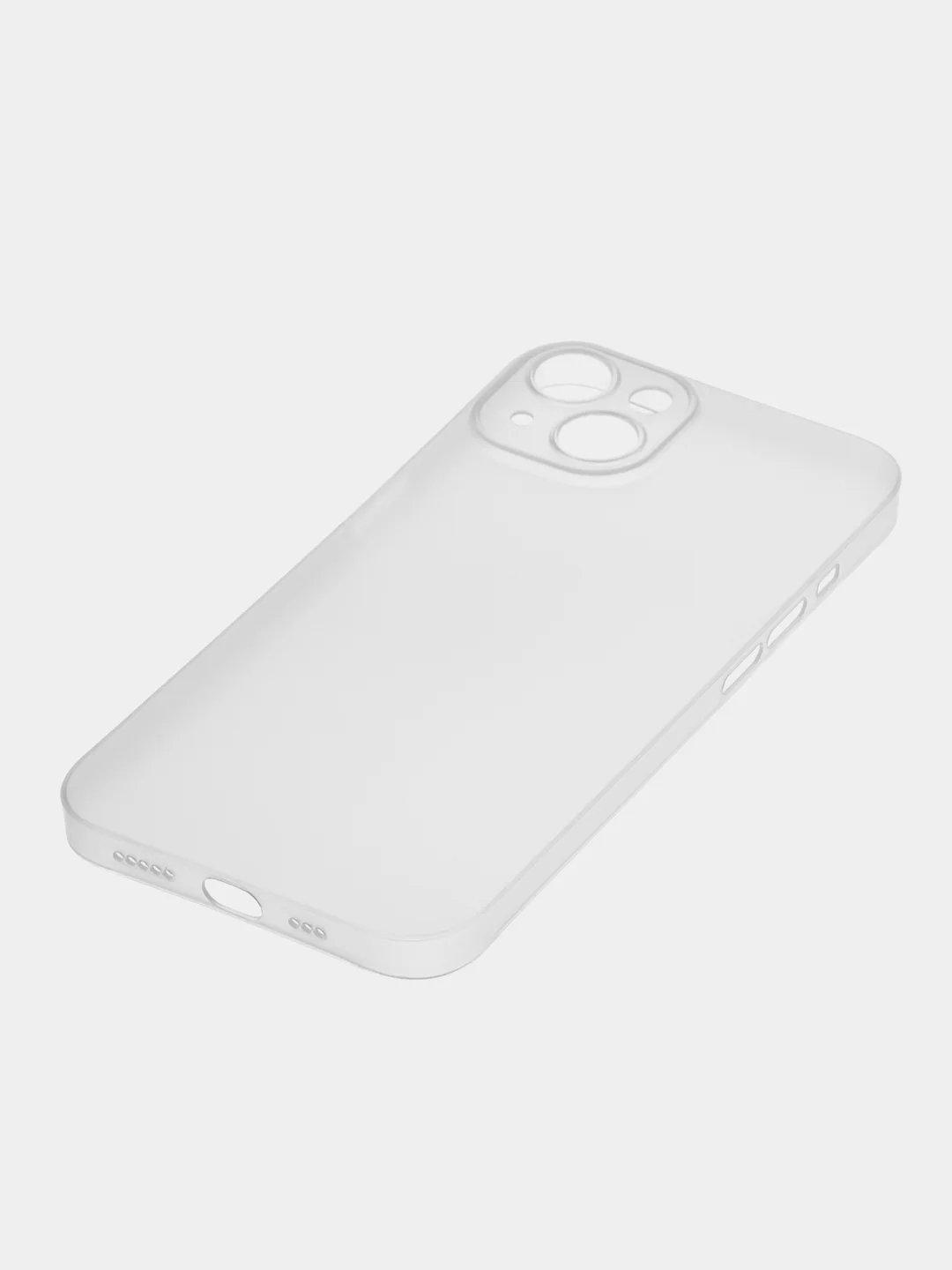 Белый ультратонкий чехол для iPhone 13, хрупкий, тонкий