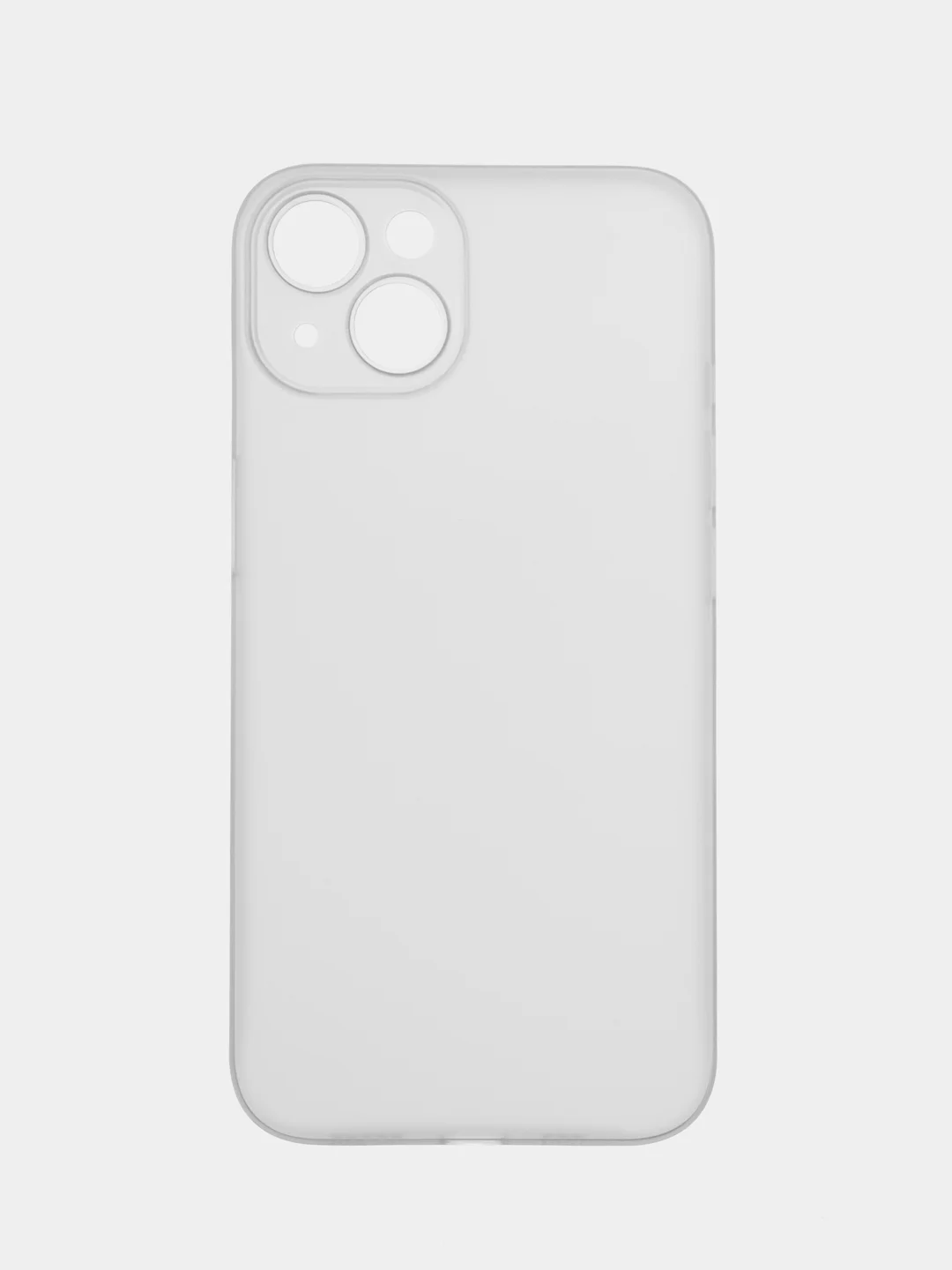 Белый ультратонкий чехол для iPhone 13, хрупкий, тонкий