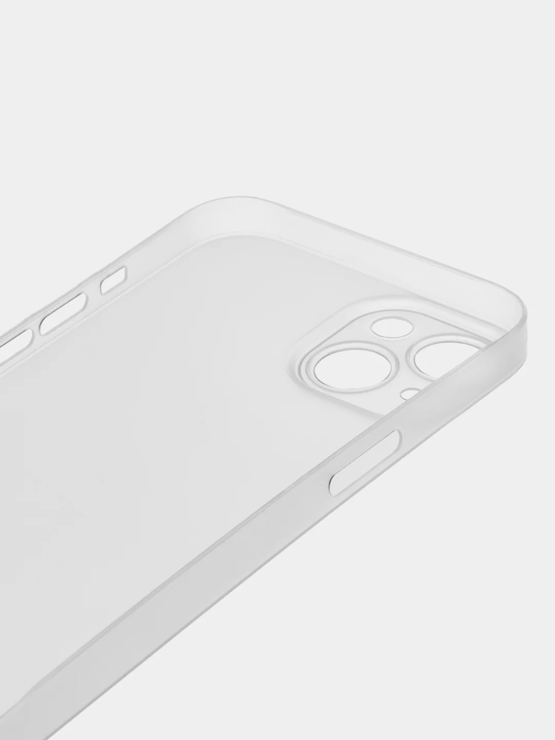 Белый ультратонкий чехол для iPhone 13, хрупкий, тонкий