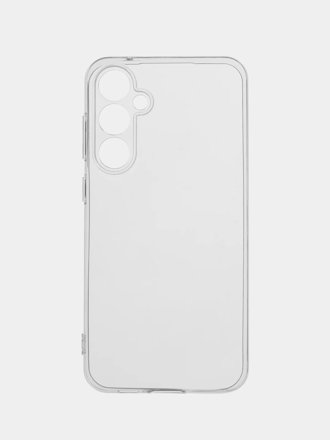 Прозрачный чехол для Samsung Galaxy S23 FE силиконовый ROSCO матовый / прозрачный с защитой камер