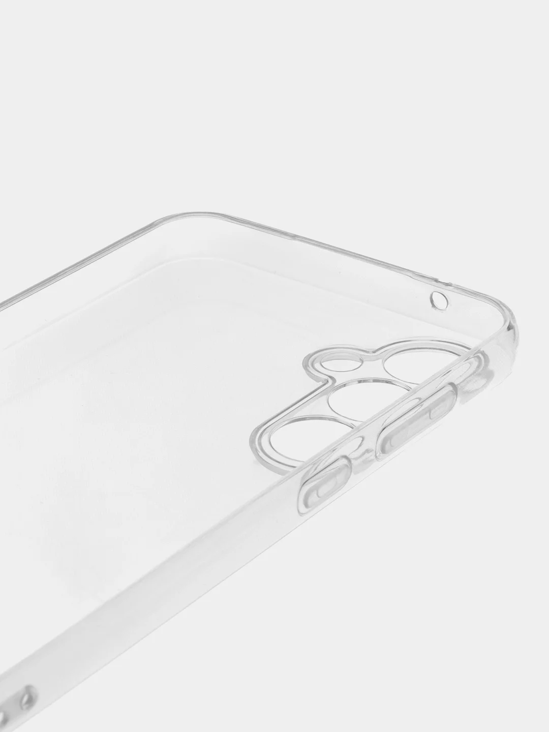 Прозрачный чехол для Samsung Galaxy S23 FE силиконовый ROSCO матовый / прозрачный с защитой камер